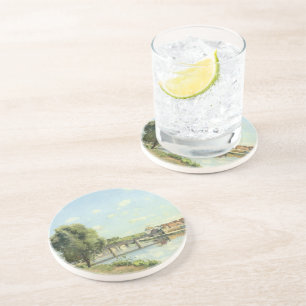 Posavasos Le Pont Du Chemin De Fer Camille Pissarro