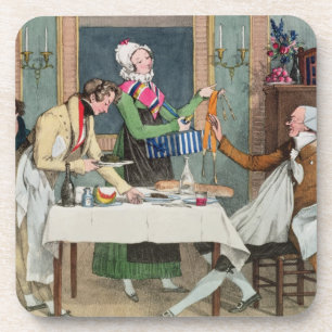 Posavasos Le Restaurant, pub. por Rodwell y Martin, 1820 (c