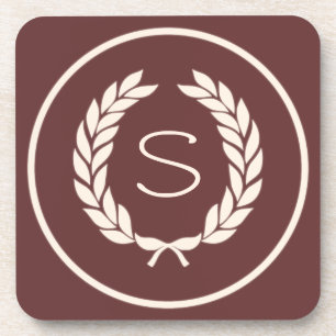 Posavasos Leaf Wreath de Monograma Laurel