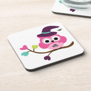 Posavasos Lechuza Cute Halloween