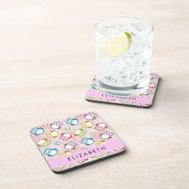 Posavasos Lechuzas, Patrón De Búho, Lechuzas Coloridas, Su N