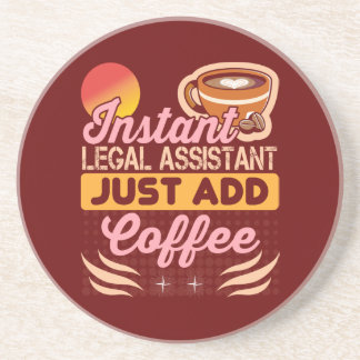 Posavasos Legal Assistant Coffee Coaster Desk Gift