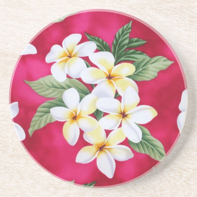 Posavasos Lei Sandstone de Hawái (Frente)