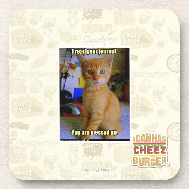 Posavasos Leí su diario (Frente)