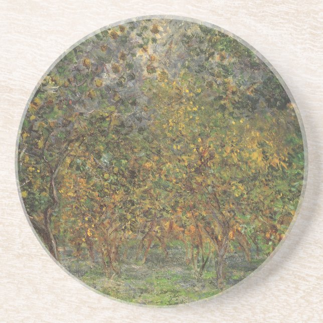 Posavasos Lemon Grove en Bordighera por Claude Monet (Frente)