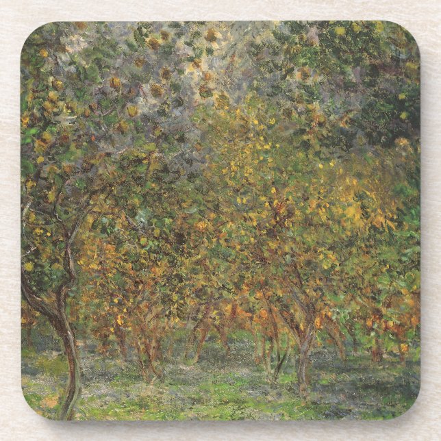 Posavasos Lemon Grove en Bordighera por Claude Monet (Frente)