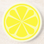 Posavasos Lemon Slice Coaster<br><div class="desc">Una montaña rusa con un ilustracion de una rebanada de limón.</div>