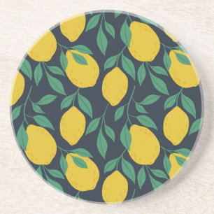 Posavasos Lemones coloridos: Vibrancia de mano.