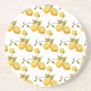 Posavasos Lemones frescos de época: diseño simplista