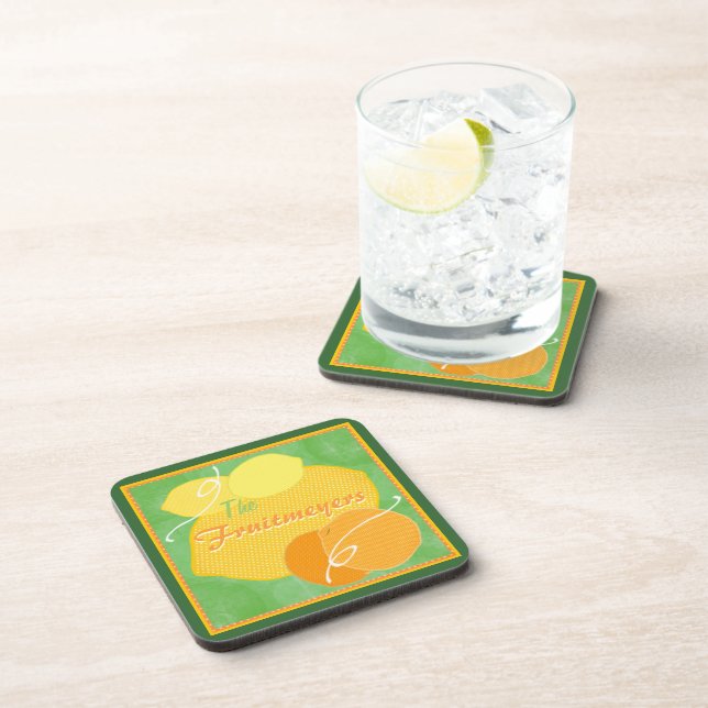 Posavasos Lemones y Naranjas Fruit Coaster (Lado Derecho)