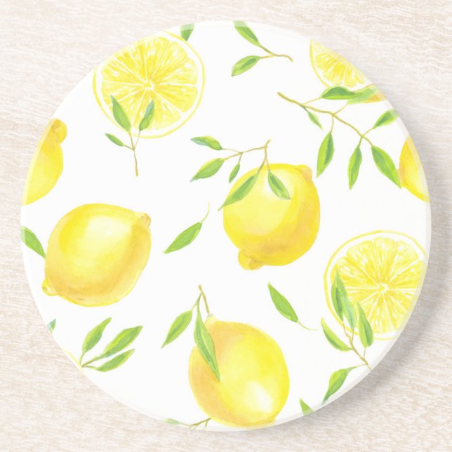 Posavasos Lemons and leaves (Frente)