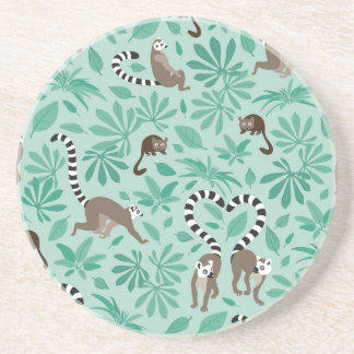 Posavasos Lemur love mint leaves