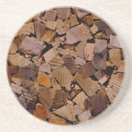 Posavasos Leña | cabaña rústica | grano de madera | árbol