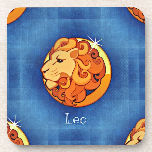 Posavasos leo horoscope (Frente)