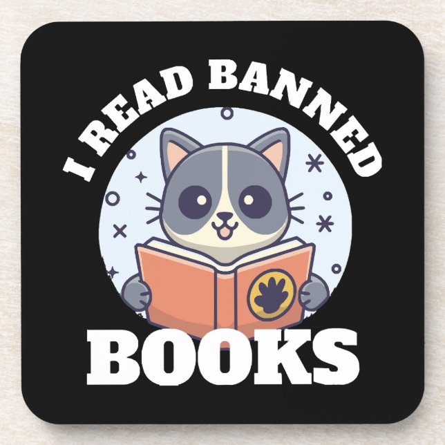 Posavasos Leo libros prohibidos (Frente)