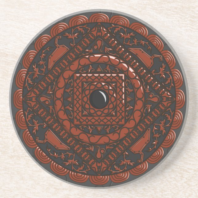 Posavasos Leo Mandala Coaster (Frente)