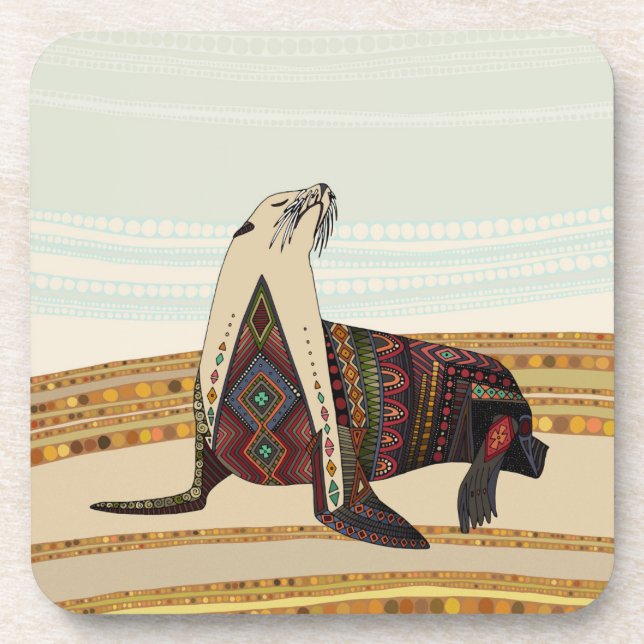 Posavasos león marino (Frente)