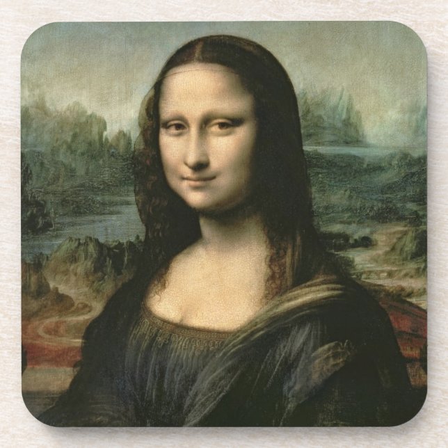 Posavasos Leonardo Vinci | Mona Lisa, c.1503-6 (Frente)