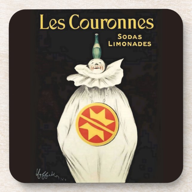 Posavasos Leonetto Cappiello es el Poster de la Soda (Frente)