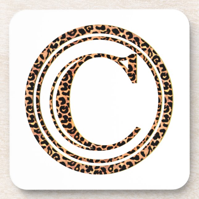 Posavasos leopardo C (Frente)