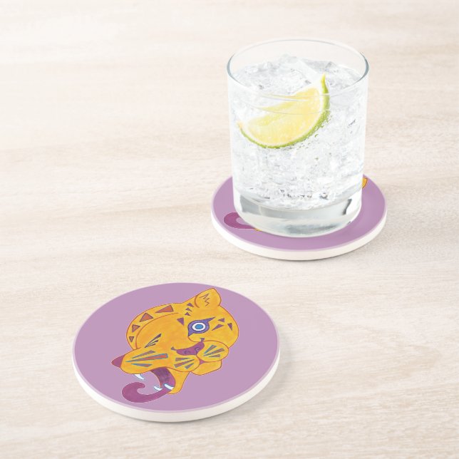 Posavasos Leopardo de veneno anárquico (Lado)