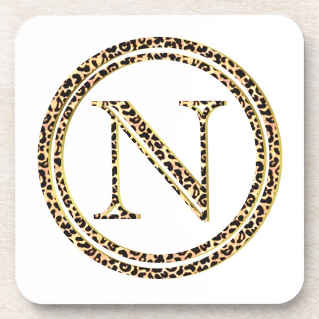 Posavasos Leopardo N (Frente)