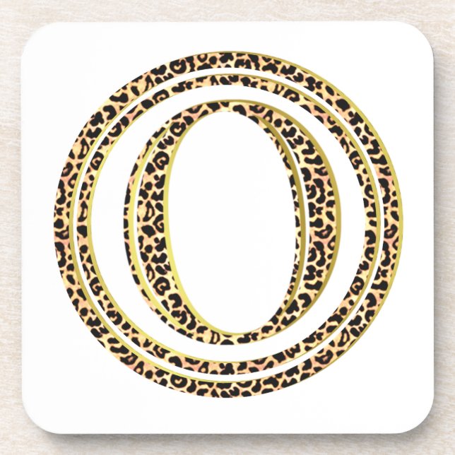 Posavasos Leopardo O (Frente)
