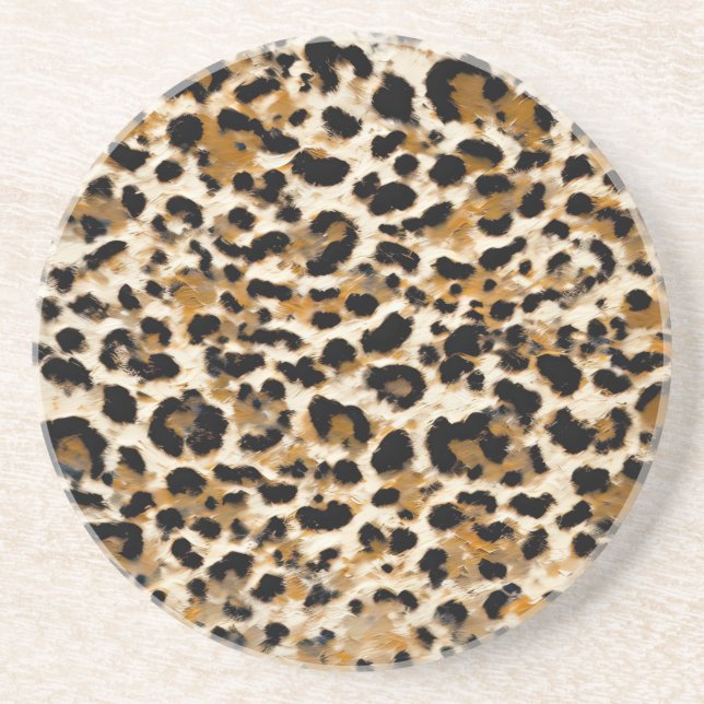 Posavasos Leopardo pintado (Frente)