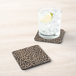 Posavasos Leopardo Print, Leopard Spots, Brown Leopard