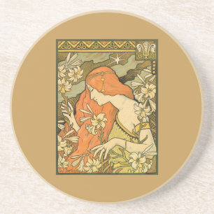 Posavasos L'Ermitage Francesa en el campo de las flores