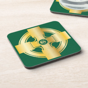 Posavasos Letra Celta Cross Celtic Knot E Monograma