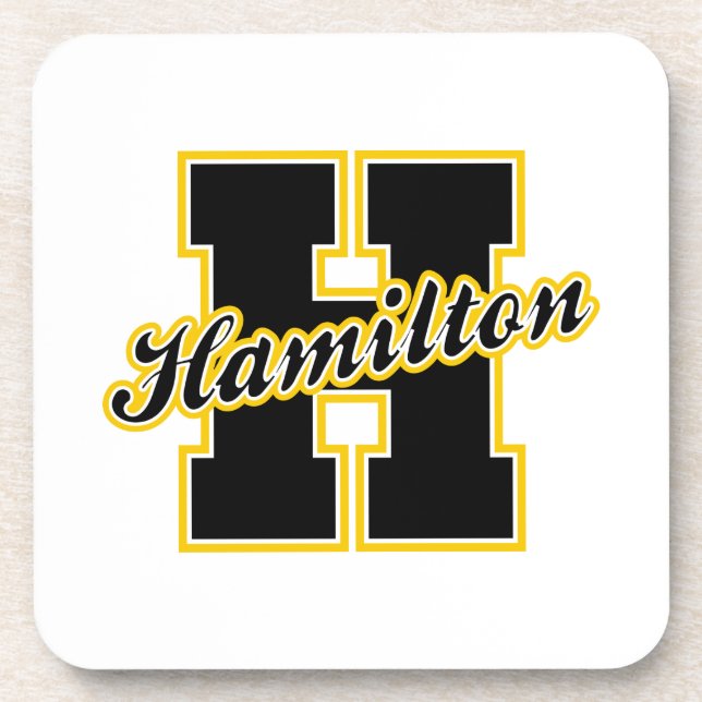 Posavasos Letra de Hamilton (Frente)