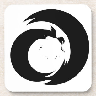 Posavasos Letra estilizada "A" Monograma Arte Moderno