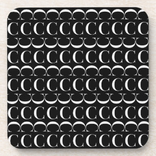 Posavasos Letra monográfica inicial C