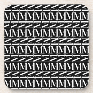 Posavasos Letra monográfica inicial M