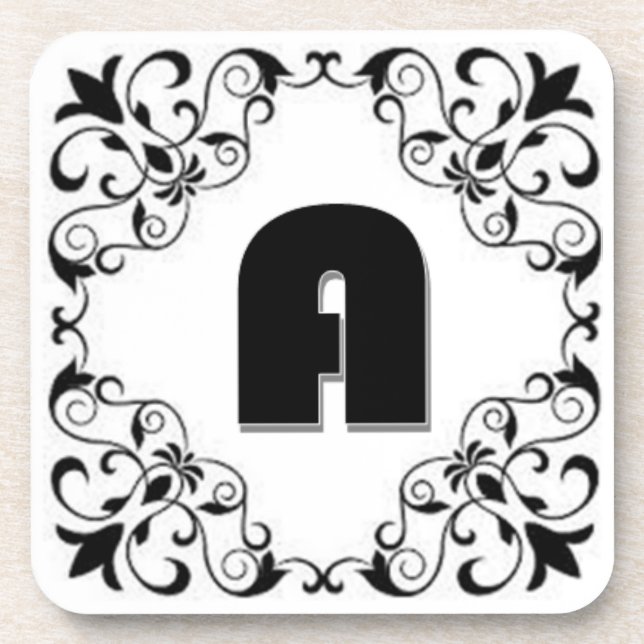 Posavasos Letras de amor "A" (Frente)