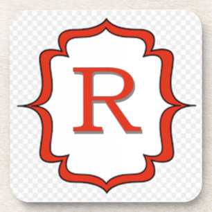 Posavasos Letras de amor "R"