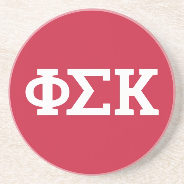 Posavasos Letras de Phi Sigma Kappa (Frente)
