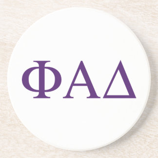 Posavasos Letras griegas de Phi Alpha Delta