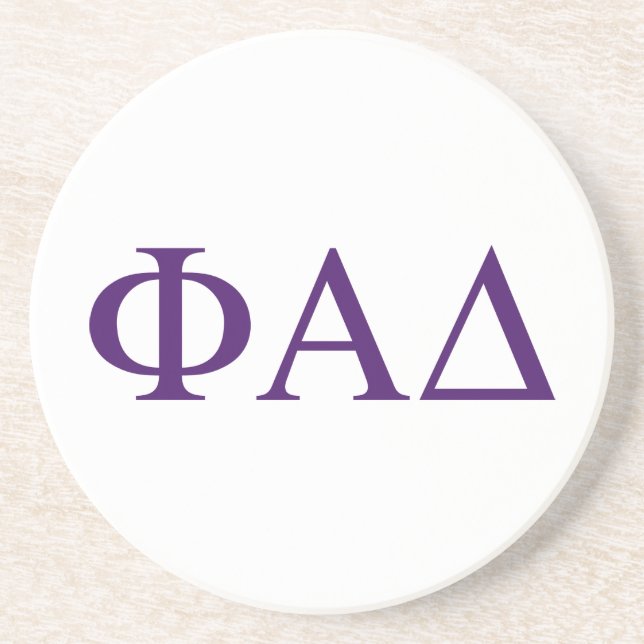 Posavasos Letras griegas de Phi Alpha Delta (Frente)