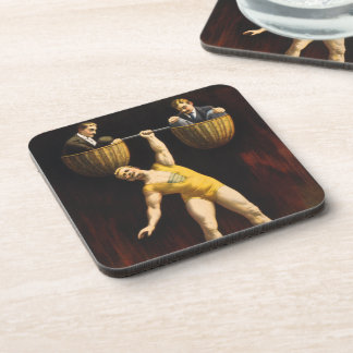 Posavasos Levantador de pesas Eugen Sandow Vaudeville