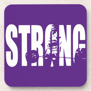 Posavasos "Levantamiento de peso" Motivación de la mujer - F