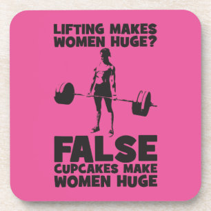 Posavasos ¿Levantar Hace Que Las Mujeres Sean Enormes? FALSO