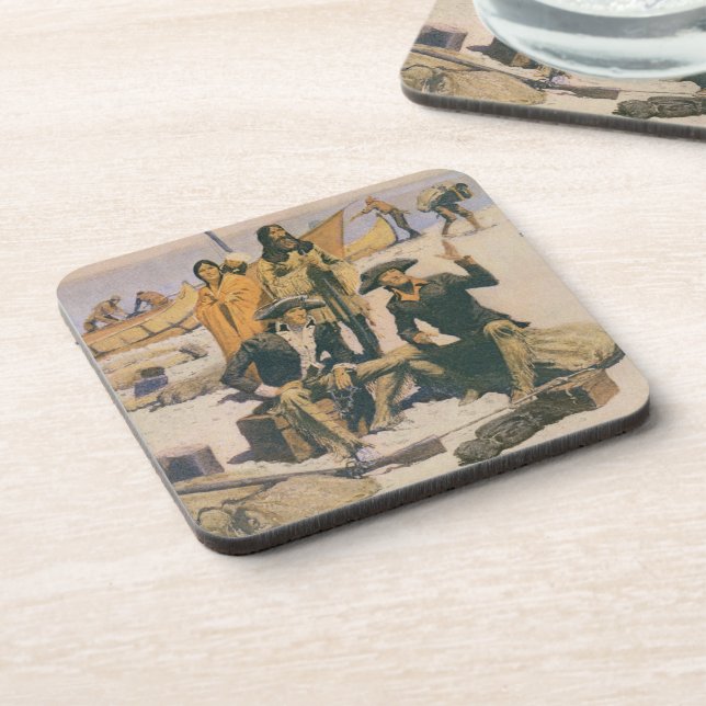 Posavasos Lewis y Clark en el río Columbia (Lado Izquierdo)