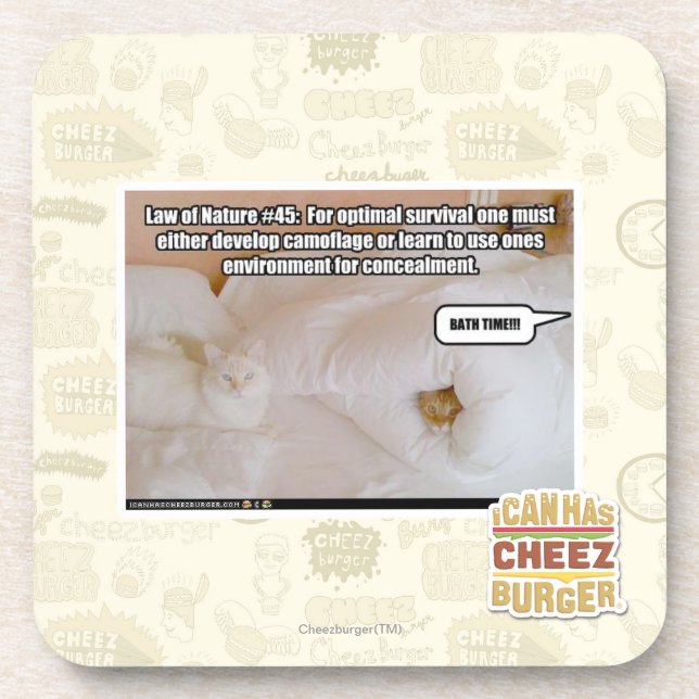 Posavasos Ley de la naturaleza #45 (Frente)