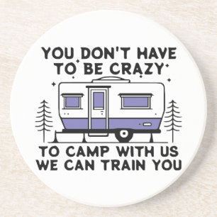 Posavasos Leyenda de camping desde siempre