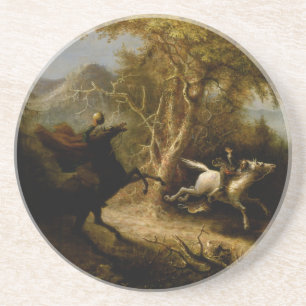 Posavasos Leyenda del Fantasma de Halloween del Jinete sin C