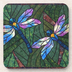 Posavasos Libélulas del vitral