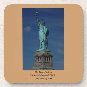 Posavasos Libertad iluminando el mundo - Estatua de la liber