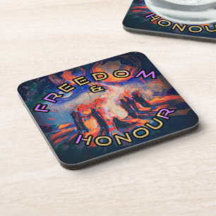 Posavasos Libertad y honor